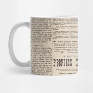 Old newspaper Mug